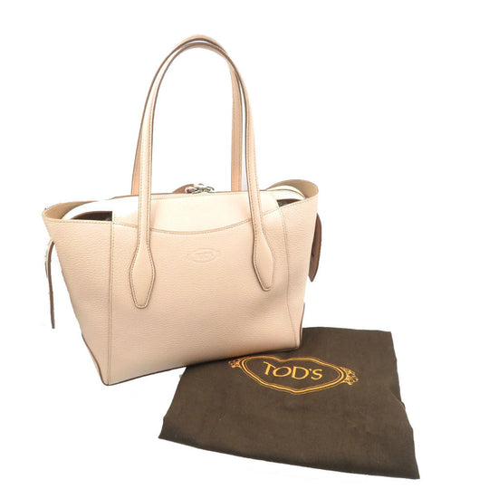 TOD'S Handbag XBWAOSA0200 leather pink Women Used Authentic