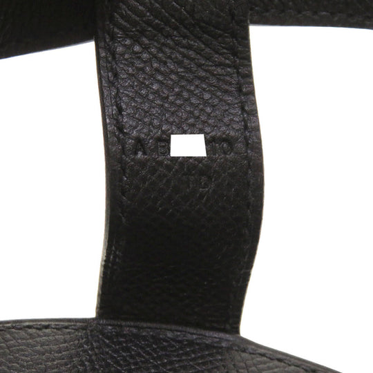 HERMES Shoulder Bag Epsom black Muzaldine Women Used Authentic