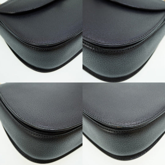 GUCCI Handbag 000 46 0633 leather black Bamboo Women Used Authentic