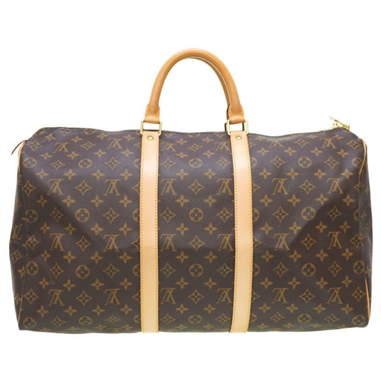 LOUIS VUITTON Handbag M41426 Monogram canvas Brown Monogram Keepall 50 Women Used Authentic