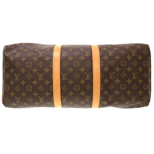 LOUIS VUITTON Boston Duffel bag M41426 Monogram canvas Brown Monogram Keepall 50 mens Used Authentic