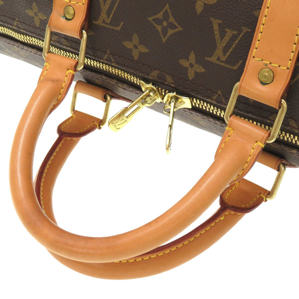 LOUIS VUITTON Boston Duffel bag M41426 Monogram canvas Brown Monogram Keepall 50 mens Used Authentic