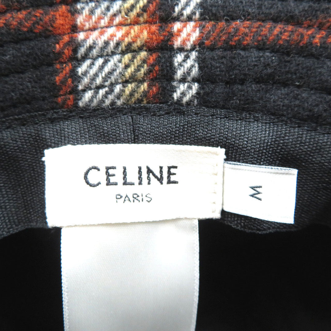 CELINE Other hats Wool, Polyester black unisex(Unisex) M Used Authentic
