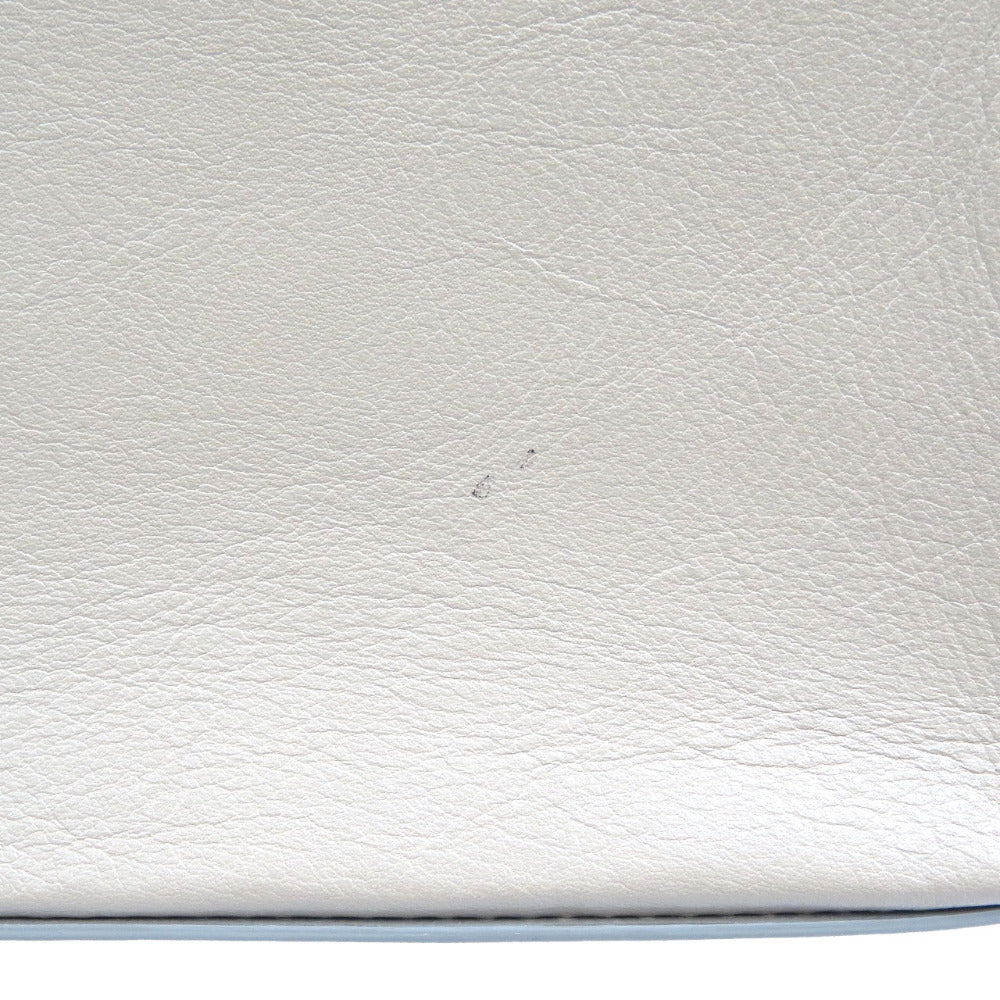 J&M Davidson Shoulder Bag leather pink beige Women Used Authentic