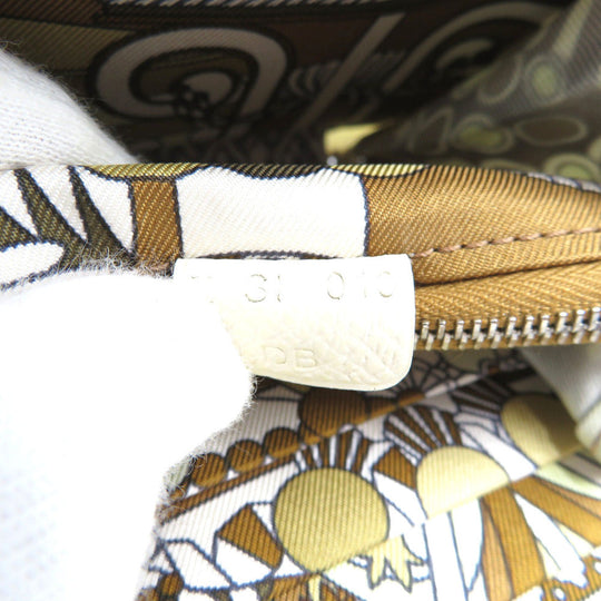 HERMES Coin case Epsom off white Azap compact silk in Women Used Authentic