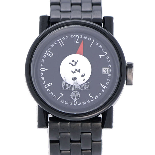 Alain Silberstein Watches M024 Stainless Steel ,Leather black Limited to 99 pieces micro moon Women Used Authentic
