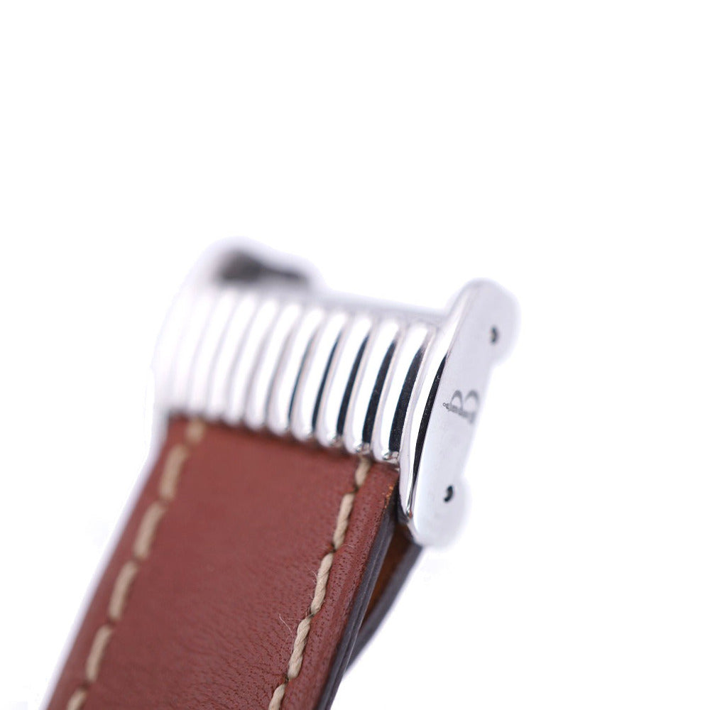 Boucheron Watches Quartz Stainless Steel , Leather Shell white Quartz Reflation Women Used Authentic
