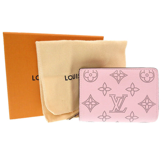 LOUIS VUITTON Bifold Wallet M80629 Monogram Mahina rose jasmine Monogram Mahina Portefeuille Claire Women Used Authentic