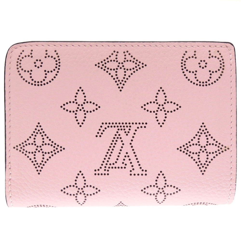 LOUIS VUITTON Bifold Wallet M80629 Monogram Mahina rose jasmine Monogram Mahina Portefeuille Claire Women Used Authentic