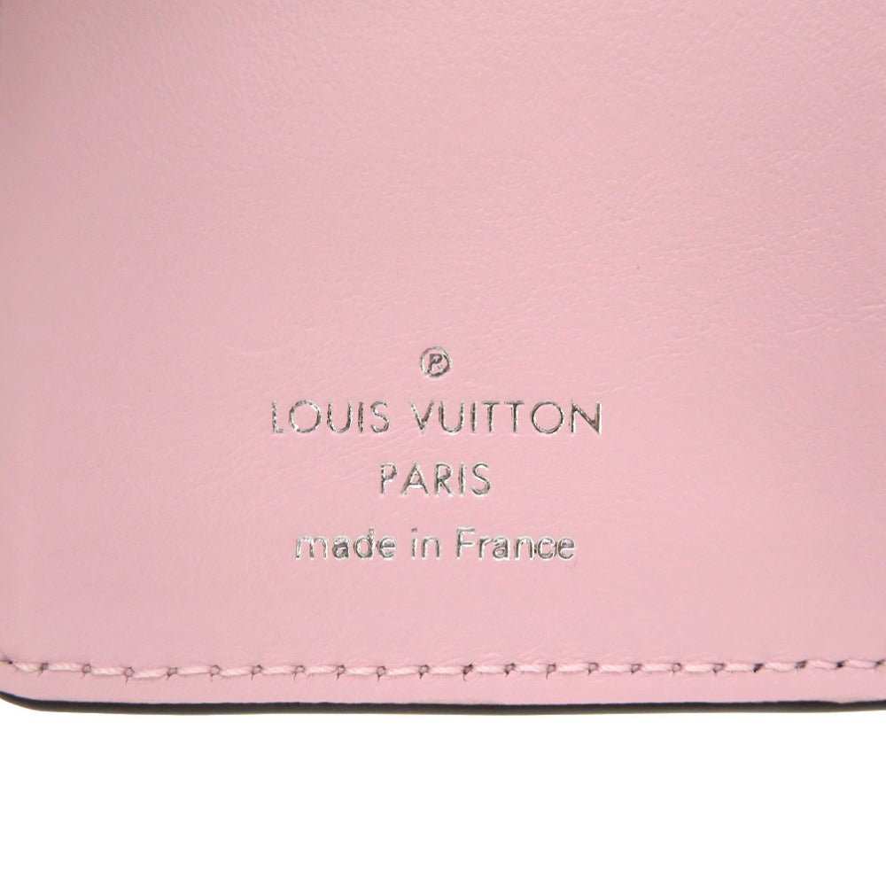 LOUIS VUITTON Bifold Wallet M80629 Monogram Mahina rose jasmine Monogram Mahina Portefeuille Claire Women Used Authentic