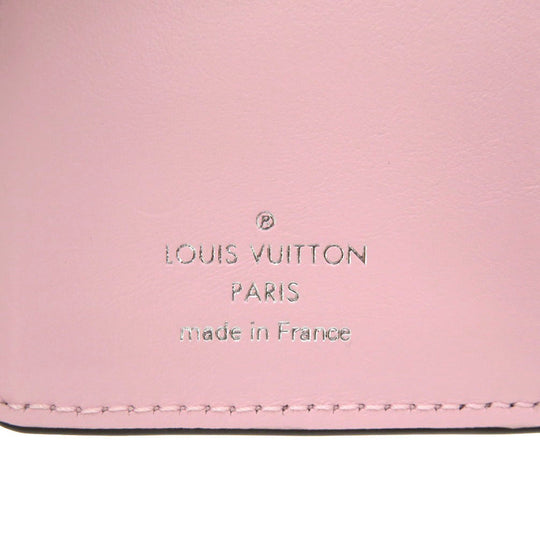 LOUIS VUITTON Bifold Wallet M80629 Monogram Mahina rose jasmine Monogram Mahina Portefeuille Claire Women Used Authentic