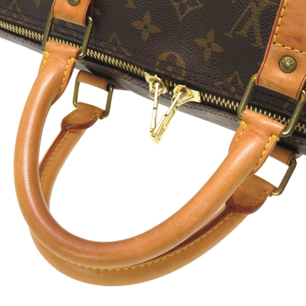 LOUIS VUITTON Boston Duffel bag M41426 Monogram canvas Brown Monogram Keepall 50 mens Used Authentic