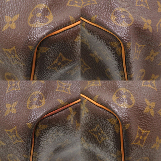 LOUIS VUITTON Boston Duffel bag M41426 Monogram canvas Brown Monogram Keepall 50 mens Used Authentic