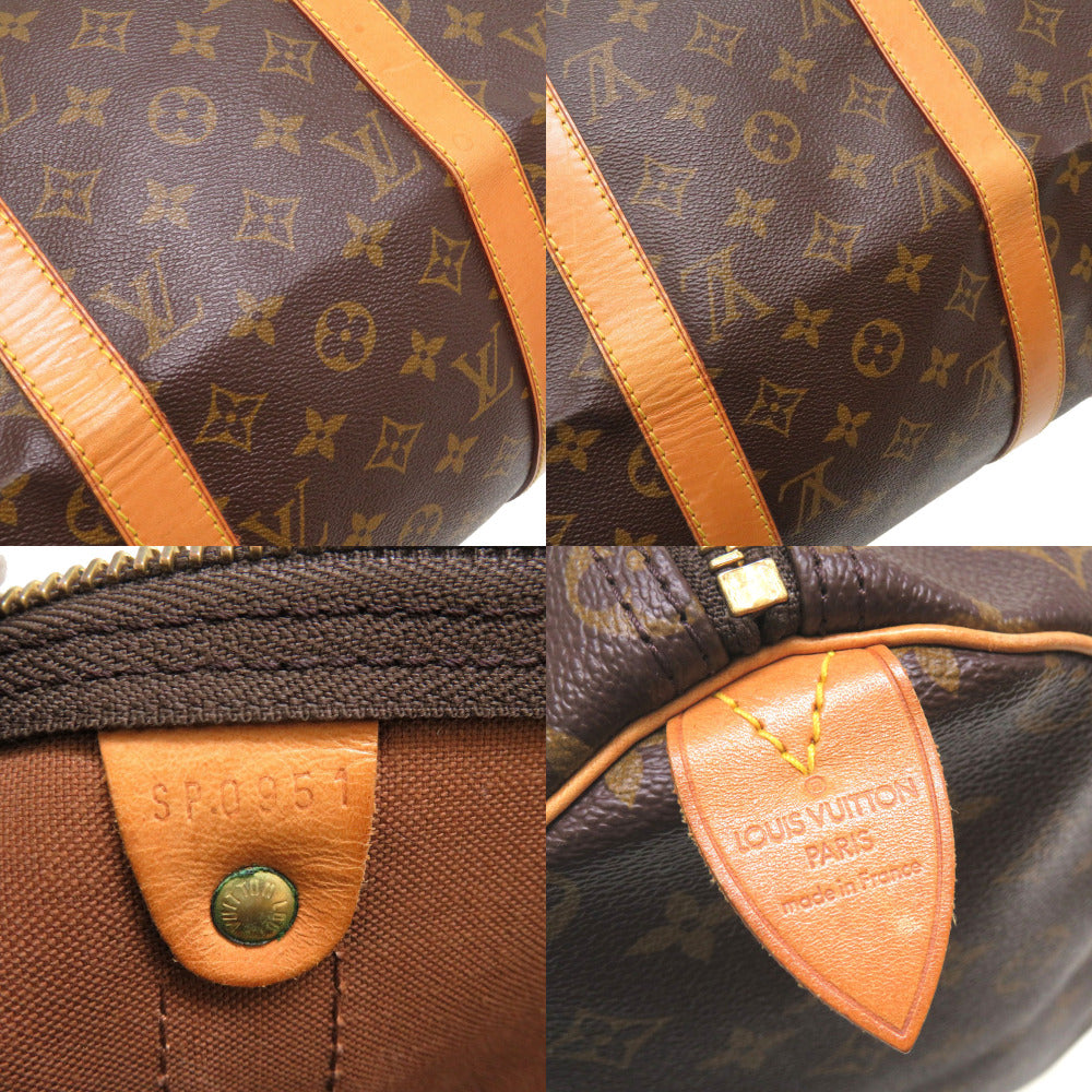 LOUIS VUITTON Boston Duffel bag M41426 Monogram canvas Brown Monogram Keepall 50 mens Used Authentic