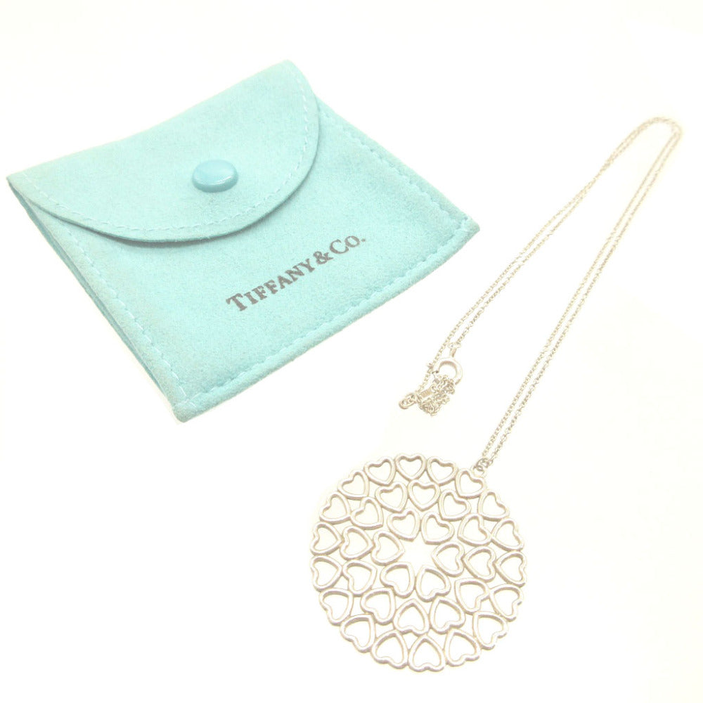 TIFFANY&Co. Necklace Silver925 Silver Paloma Picasso crown of hearts medallion Women Used Authentic