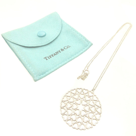 TIFFANY&Co. Necklace Silver925 Silver Paloma Picasso crown of hearts medallion Women Used Authentic