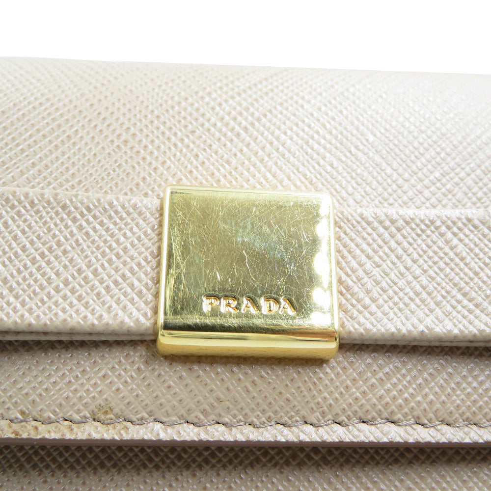 PRADA Mobile phones and smartphone accessories 1ZH034 leather beige Women Used Authentic