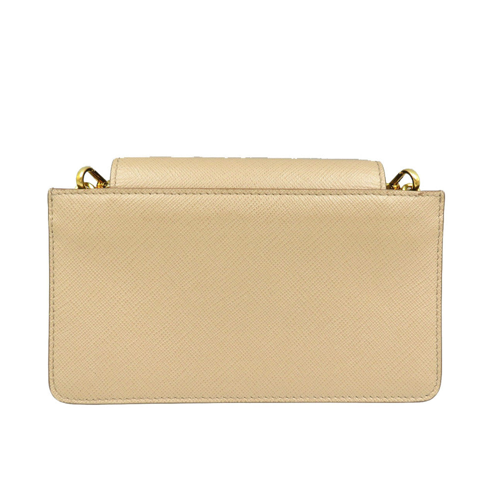 PRADA Mobile phones and smartphone accessories 1ZH034 leather beige Women Used Authentic