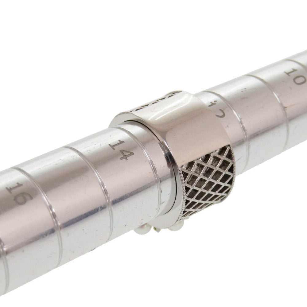 MIKIMOTO Ring Silver925, pearl Silver crystal Women Used Authentic