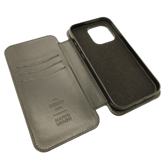 Berluti iPhone case leather blue Notebook type iPhone cover Smartphone case Calligraphy mens(Unisex) Used Authentic