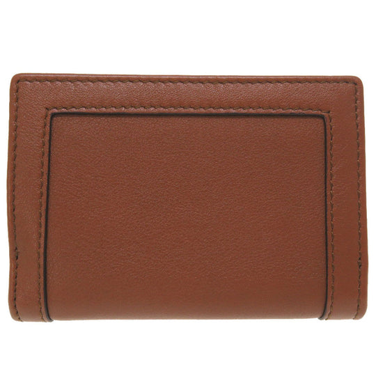 GUCCI Tri-fold wallet 658633 Bamboo Brown Diana medium mens Used Authentic