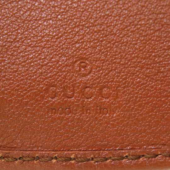 GUCCI Tri-fold wallet 658633 Bamboo Brown Diana medium mens Used Authentic