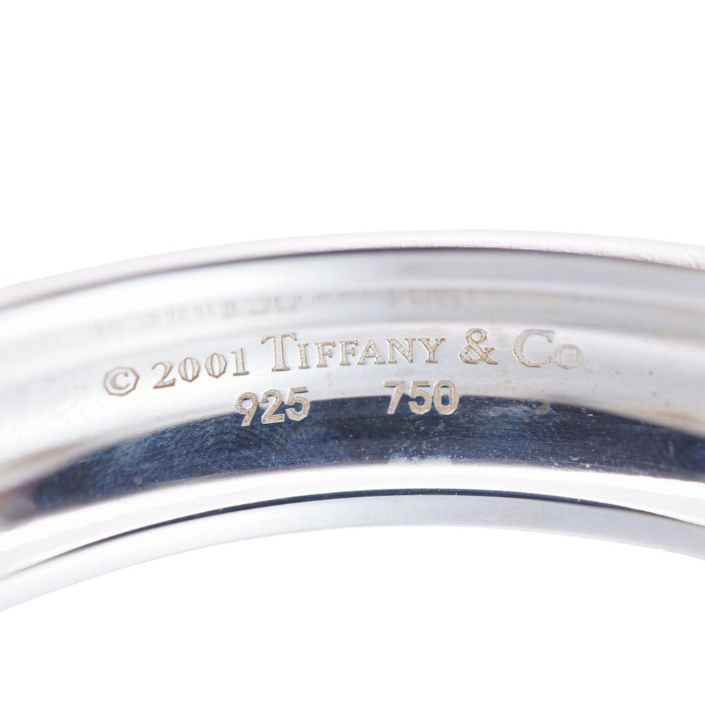 TIFFANY&Co. Bangle Silver925, K18 Yellow Gold Silver dots bangle color stone Women Used Authentic