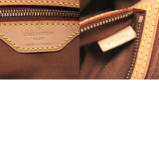 LOUIS VUITTON Shoulder Bag M51241 Monogram canvas Brown Monogram panda Trotteur Takashi Murakami Women Used Authentic