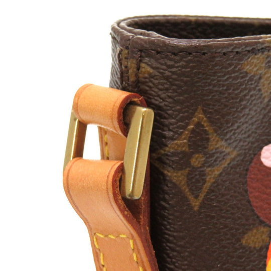 LOUIS VUITTON Shoulder Bag M51241 Monogram canvas Brown Monogram panda Trotteur Takashi Murakami Women Used Authentic