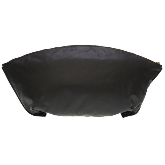 THE ROW Clutch bag leather black Dante Clutch XL Women Used Authentic