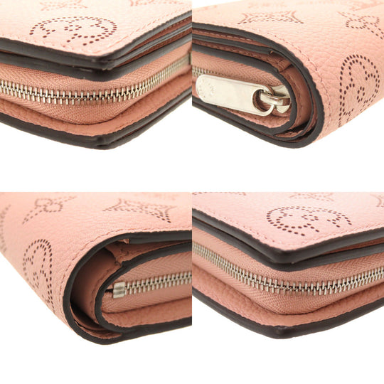 LOUIS VUITTON Bifold Wallet M80629 Monogram Mahina Magnolia Monogram Mahina Portefeuille Claire Women Used Authentic