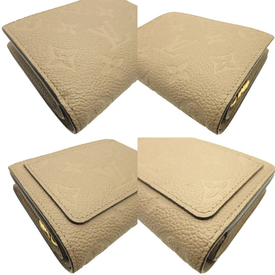 LOUIS VUITTON Bifold Wallet M80629 Monogram Mahina Magnolia Monogram Mahina Portefeuille Claire Women Used Authentic