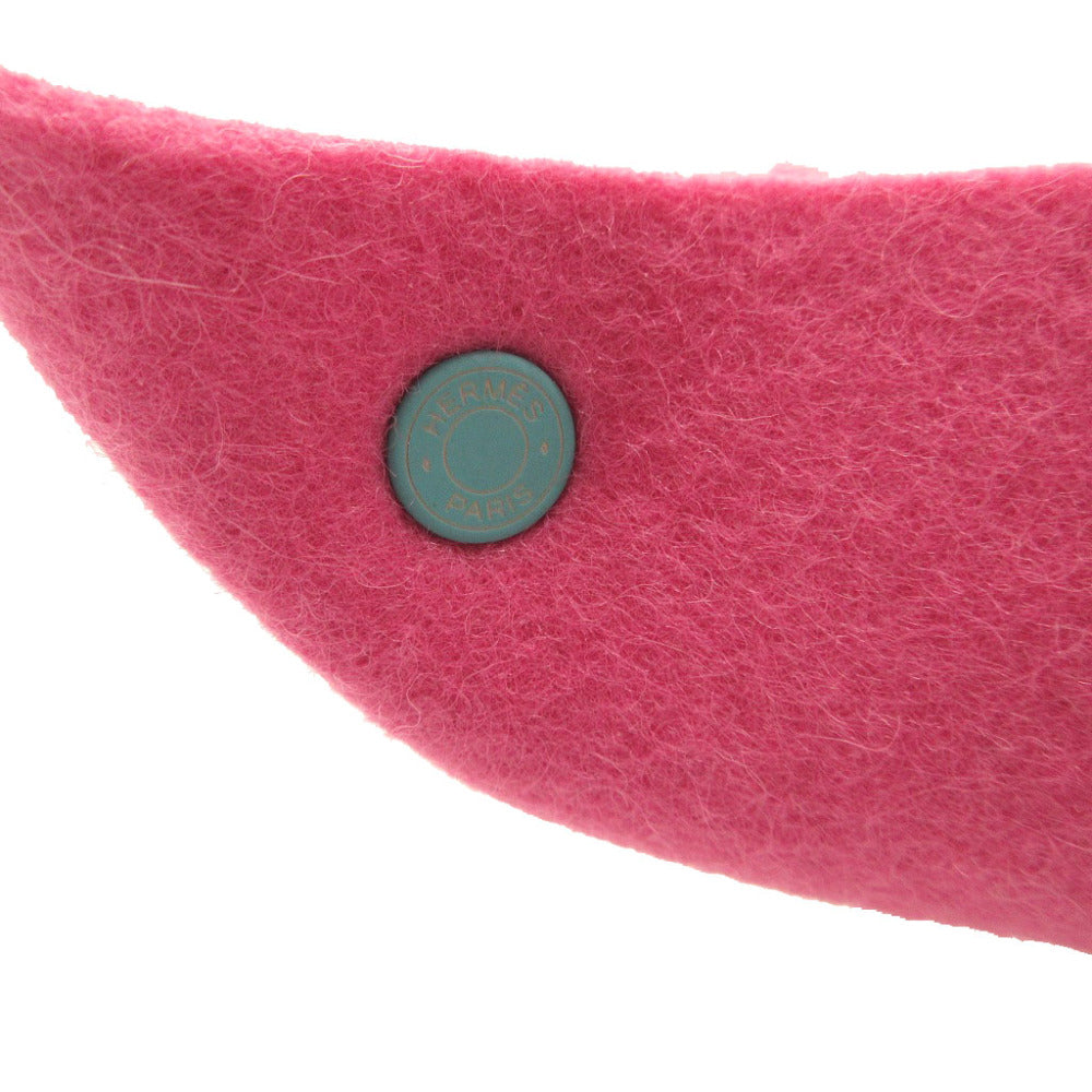 HERMES Other accessories felt Rose fuchsia tray Epope Vidoposh GM unisex(Unisex) Used Authentic