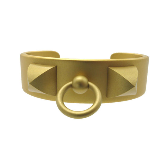 HERMES Bangle metal gold Medore Cory Edsian Women T2 Used Authentic