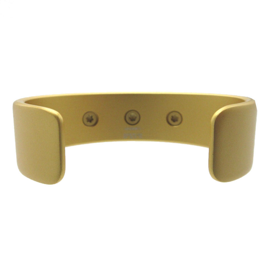 HERMES Bangle metal gold Medore Cory Edsian Women T2 Used Authentic