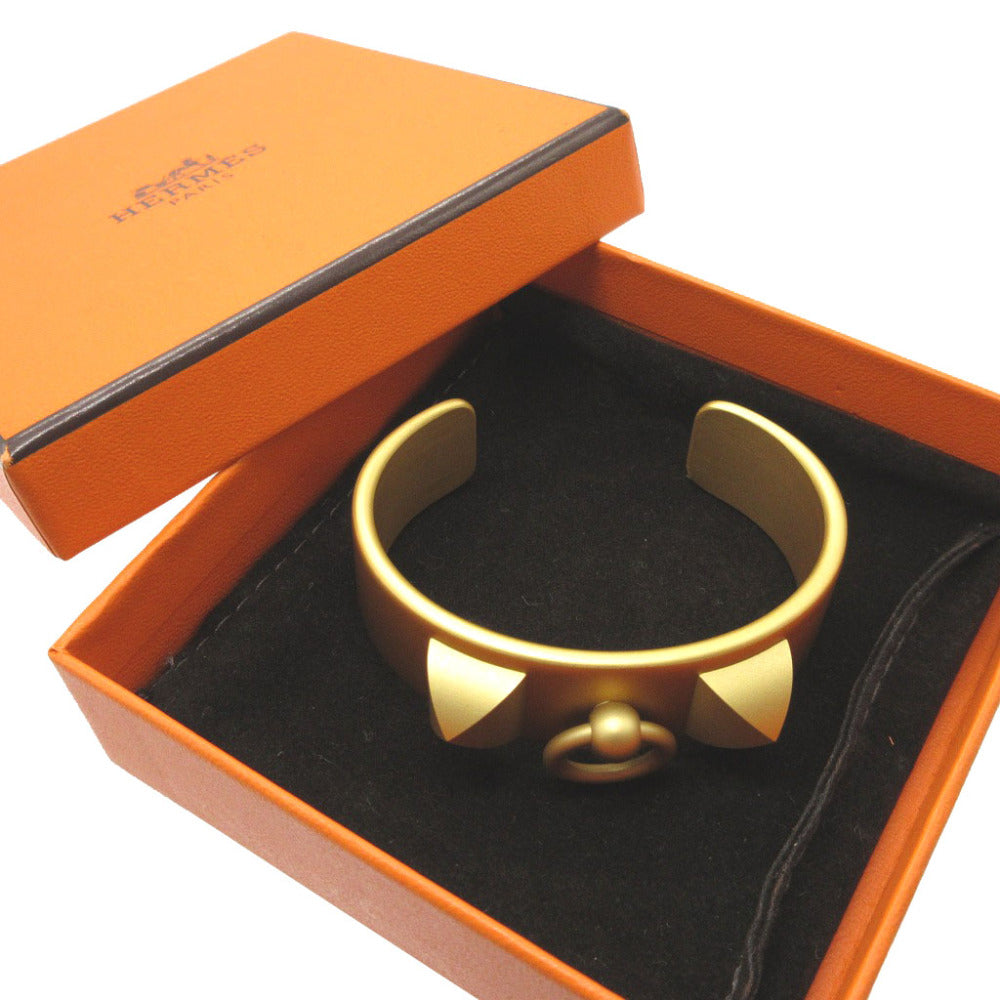 HERMES Bangle metal gold Medore Cory Edsian Women T2 Used Authentic
