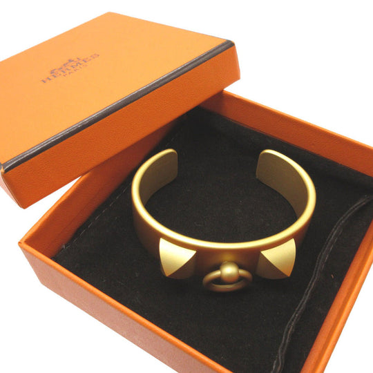 HERMES Bangle metal gold Medore Cory Edsian Women T2 Used Authentic