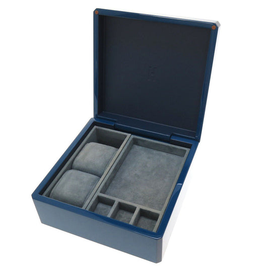 HERMES Other miscellaneous goods lacquer Indigo watch jewelry box Women Used Authentic