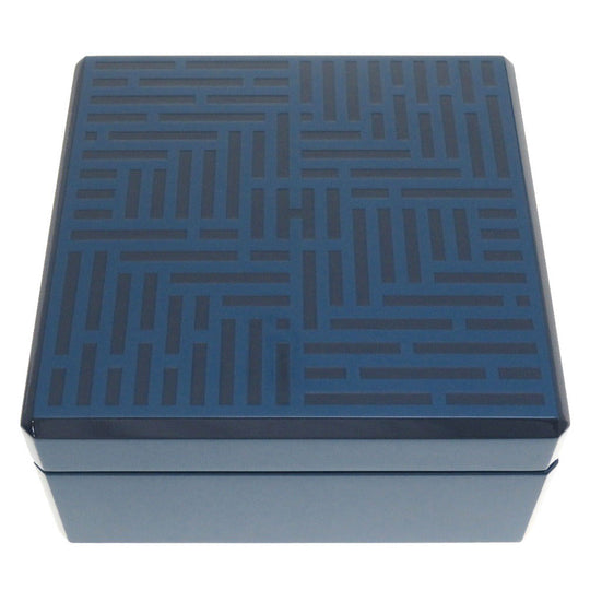 HERMES Other miscellaneous goods lacquer Indigo watch jewelry box Women Used Authentic