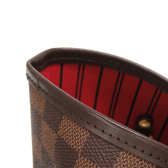 LOUIS VUITTON Tote Bag N41358 Damier canvas Slys Damier New Neverfull MM Women Used Authentic