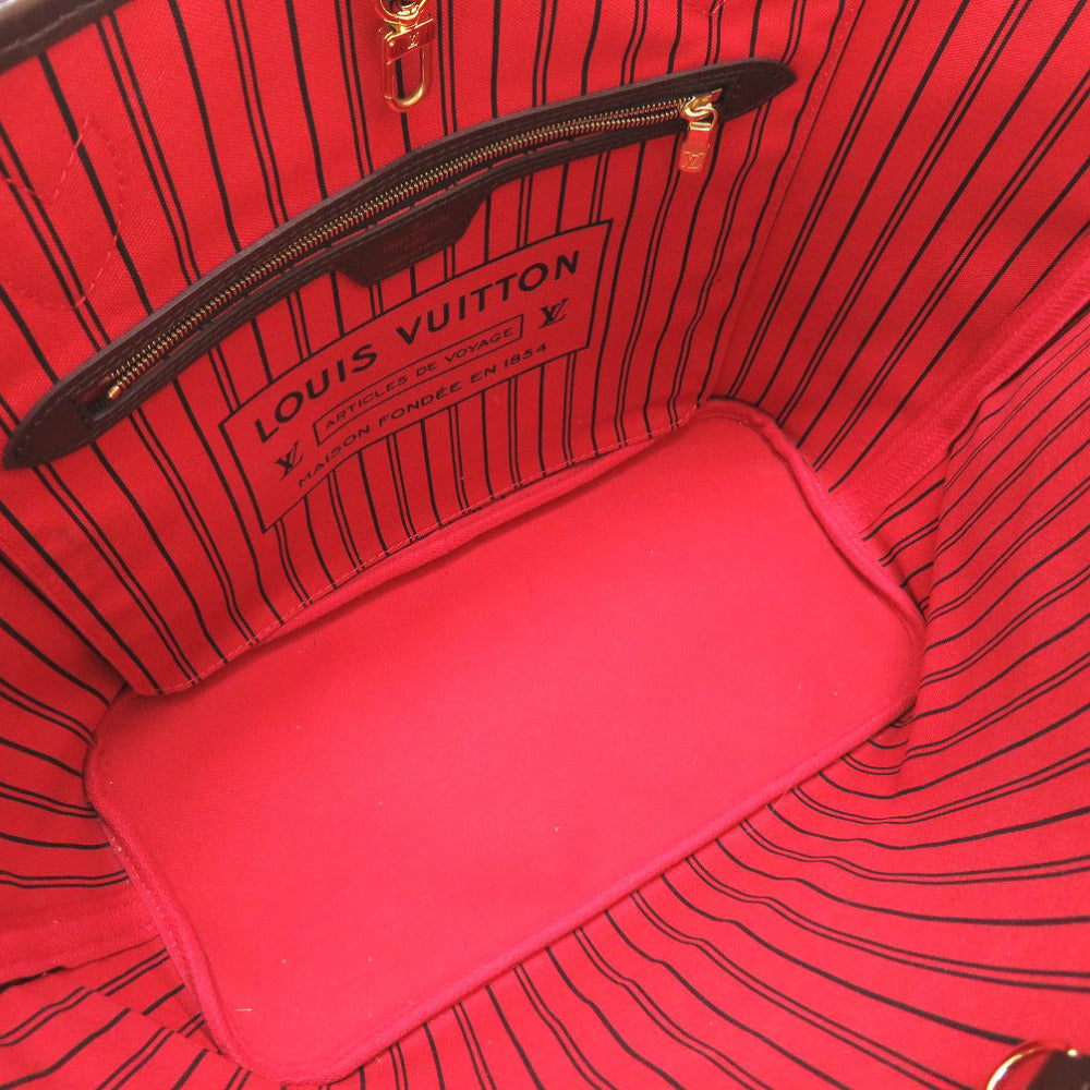 LOUIS VUITTON Tote Bag N41358 Damier canvas Slys Damier New Neverfull MM Women Used Authentic