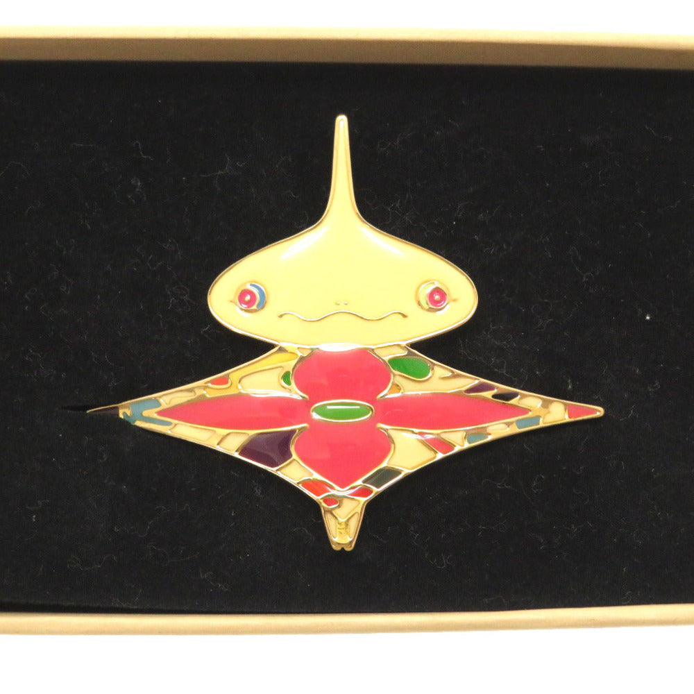 LOUIS VUITTON Valletta M92595 metal Multi Takashi Murakami Characters Panda Onion Head Flower Hatman Hair Clip Limited Edition Women Used Authentic