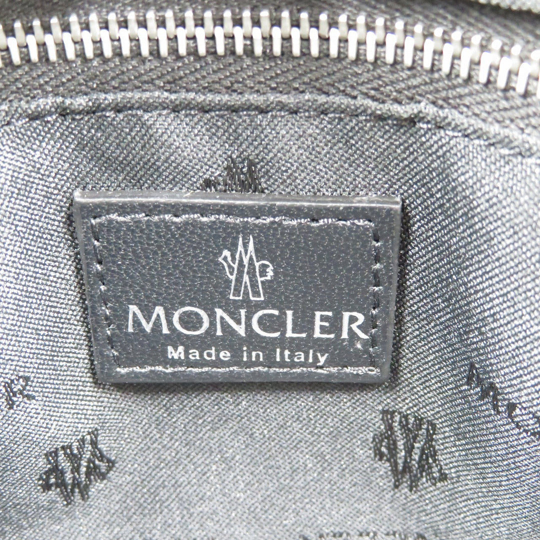 MONCLER Pouch Fake fur purple Women Used Authentic