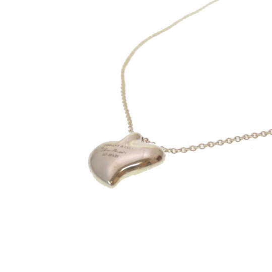 TIFFANY&Co. Necklace Silver925 Silver Elsa Peretti Curved Heart Women Used Authentic