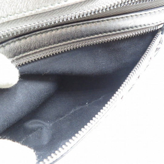JIMMY CHOO Sling bag leather Metallic gray mens Used Authentic