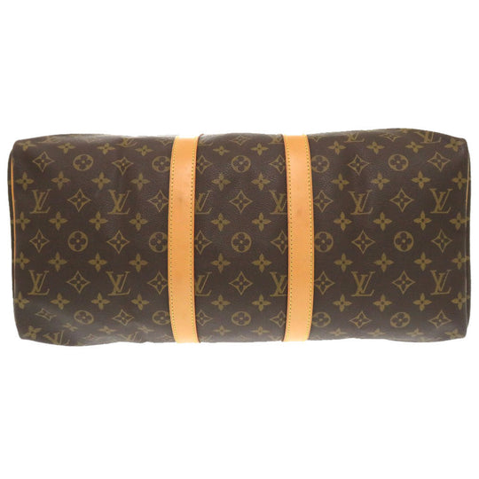 LOUIS VUITTON Boston Duffel bag M41428 Monogram canvas Brown Monogram Keepall 45 mens Used Authentic