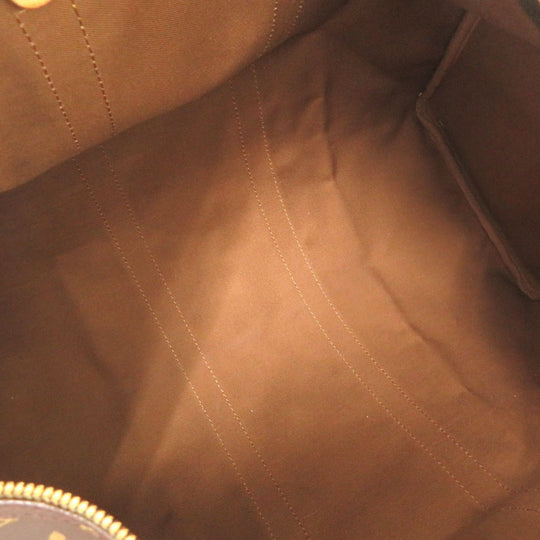 LOUIS VUITTON Boston Duffel bag M41428 Monogram canvas Brown Monogram Keepall 45 mens Used Authentic