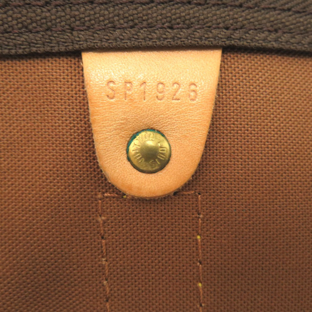 LOUIS VUITTON Boston Duffel bag M41428 Monogram canvas Brown Monogram Keepall 45 mens Used Authentic