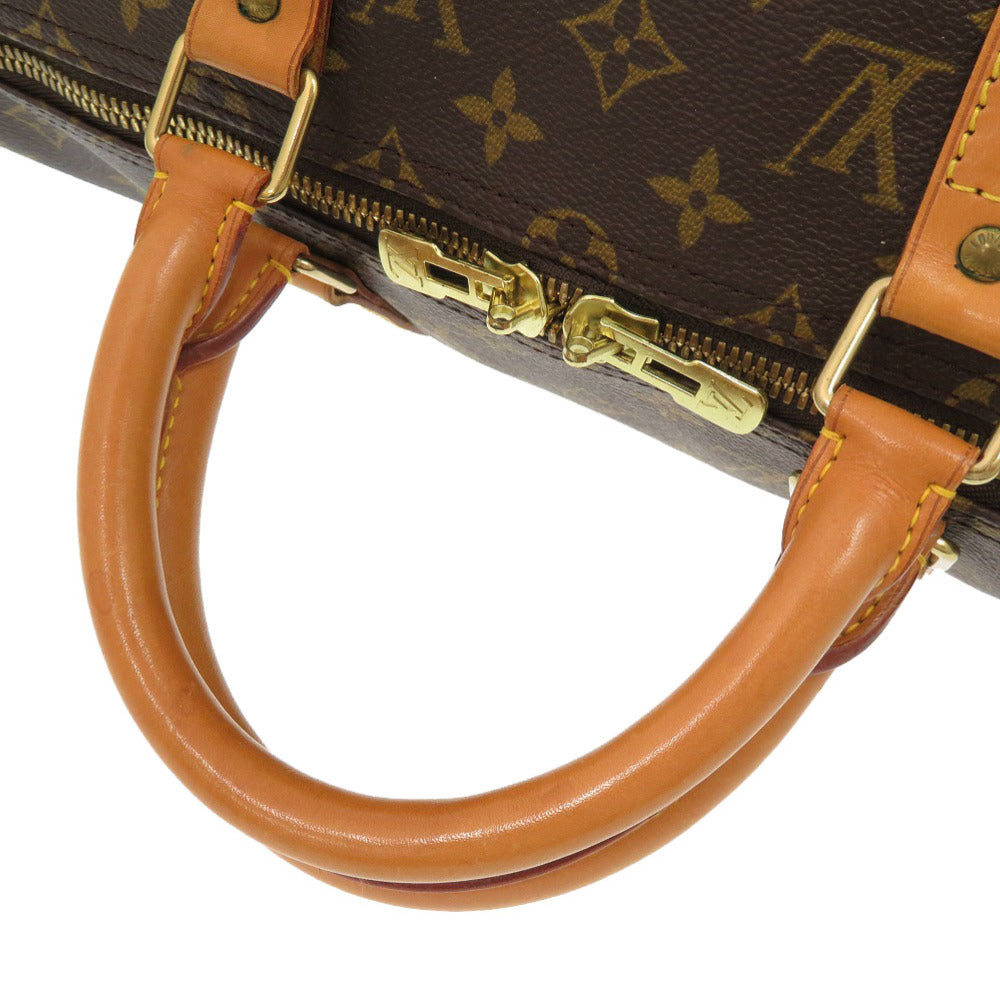 LOUIS VUITTON Boston Duffel bag M41426 Monogram canvas Brown Monogram Keepall 50 mens Used Authentic