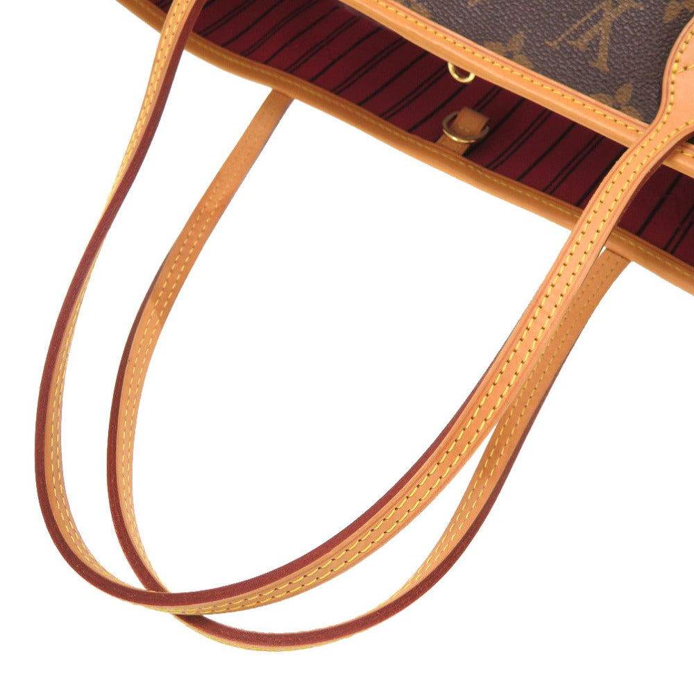 LOUIS VUITTON Tote Bag M41178 Monogram canvas Pivoonne Monogram New Neverfull MM Women Used Authentic
